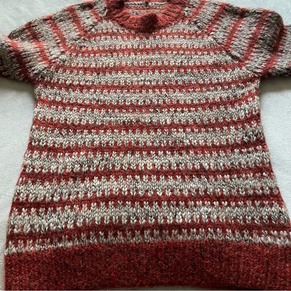 Isabel Marant rust grey mix super kid mohair blend sweater, see measurements - Picture 7 of 13
